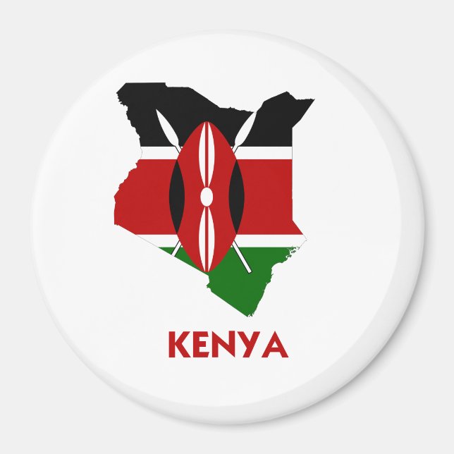 IMÁN MAPA DE KENYA (Frente)