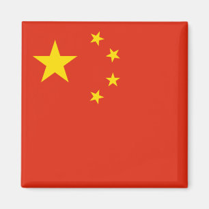 Imán Mapa de la bandera de China