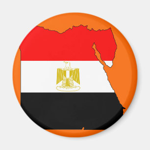 Imán Mapa de la bandera de Egipto