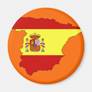 Imán Mapa de la bandera de España