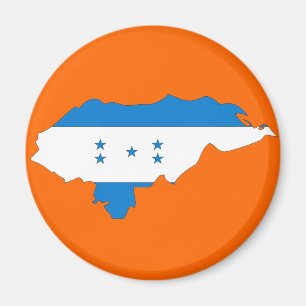 Imán Mapa de la bandera de Honduras