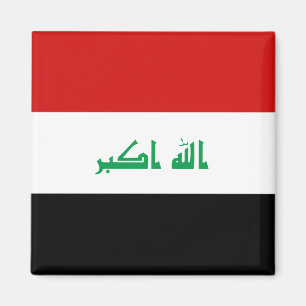 Imán Mapa de la bandera de Iraq