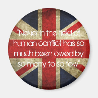 Imán Mapa de la bandera de la Unión de Churchill