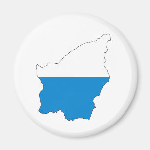 Imán mapa de la bandera de país de San Marino