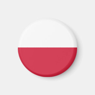 Imán Mapa de la bandera de Polonia