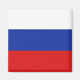 Imán Mapa de la bandera de Rusia
