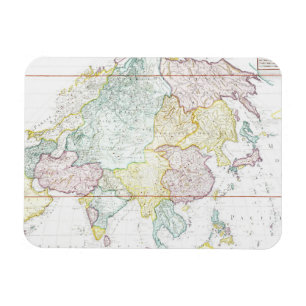 Imán Mapa de la época de Asia   1786