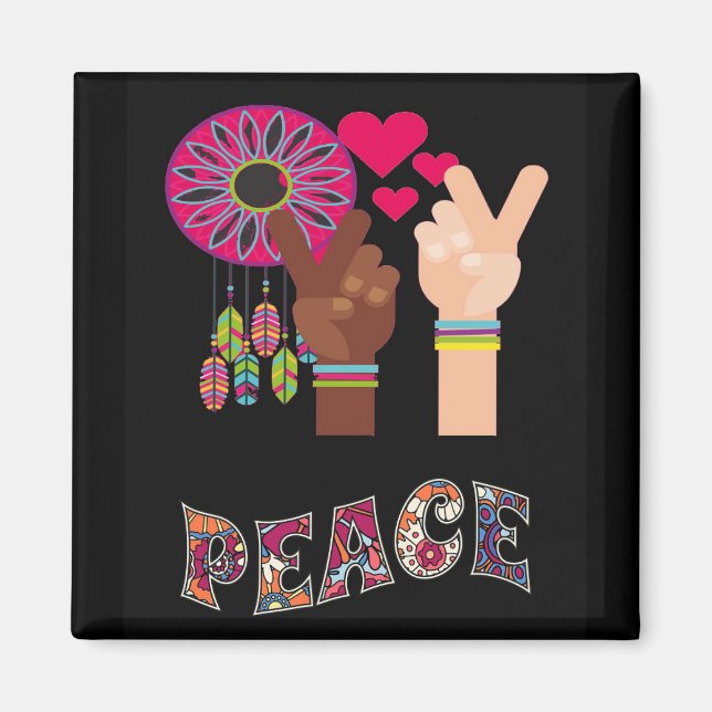 Imán Mapa de la Paz (Frente)