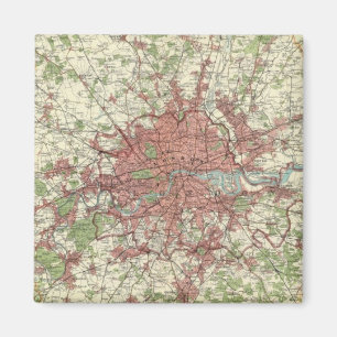 Imán Mapa de la región de Londres