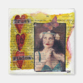 Imán Mapa de la sabiduría de confianza