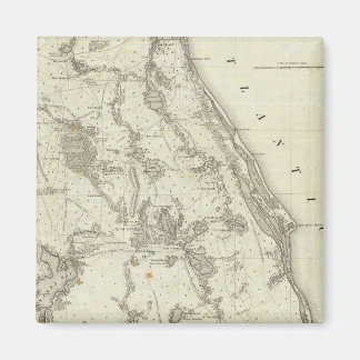 Imán Mapa De La Sede De La Guerra En Florida