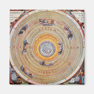 Imán Mapa de la tierra basado en las teorías de