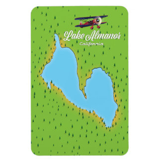Imán Mapa de Lake Almanor California USA