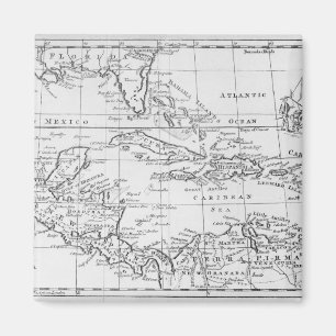 Imán Mapa de las Antillas