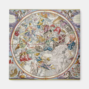 Imán Mapa de las constelaciones cristianas según lo