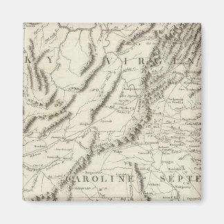 Imán Mapa de las provincias meridionales de los Estados
