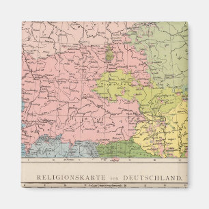 Imán Mapa de lenguas y religiones en Alemania