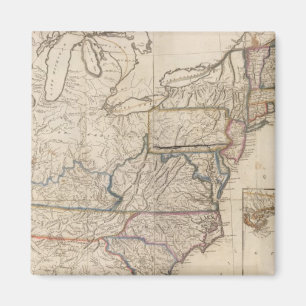 Imán Mapa de los Estados Unidos