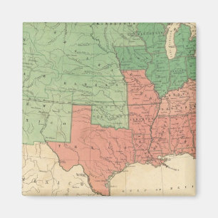 Imán Mapa de los Estados Unidos 2