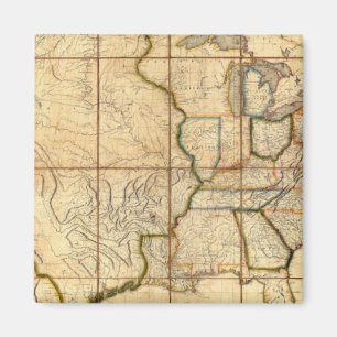 Imán Mapa de los Estados Unidos 3