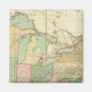 Imán Mapa de los Estados Unidos 6