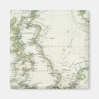 Imán Mapa de los mares alemanes