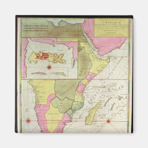 Imán Mapa de los países de África