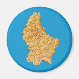 Imán Mapa de Luxemburgo