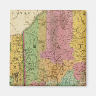 Imán Mapa de Maine New Hampshire y Vermont