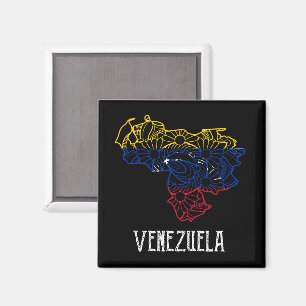 Imán Mapa de Mandala en Venezuela
