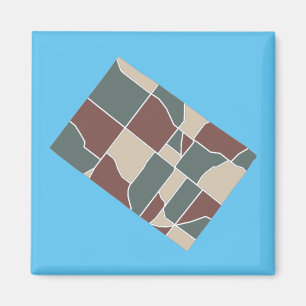 Imán Mapa de mapas de Whitpain Township