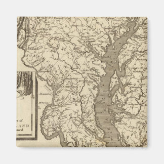 Imán Mapa de Maryland por Arrowsmith