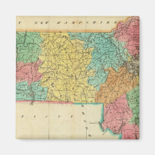Imán Mapa De Massachusetts