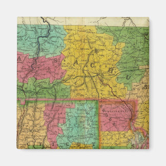 Imán Mapa de Massachusetts y Connecticut