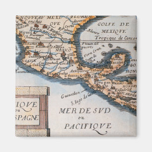 Imán Mapa de México o Nueva España   1625