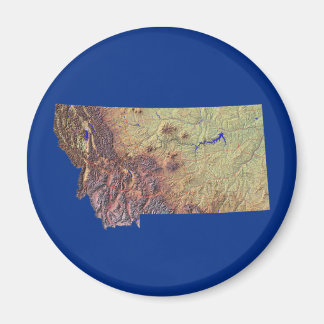 Imán Mapa de Montana