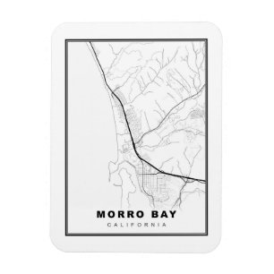 Imán Mapa de Morro Bay