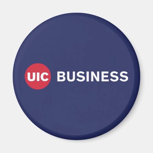Imán Mapa de negocios de UIC (Frente)
