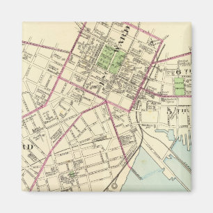 Imán Mapa de New Haven