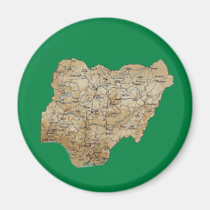 Imán Mapa de Nigeria