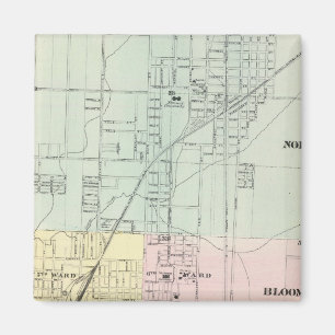 Imán Mapa de normal, Bloomington