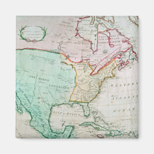 Imán Mapa de Norteamérica