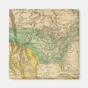 Imán Mapa de Norteamérica de Worcester