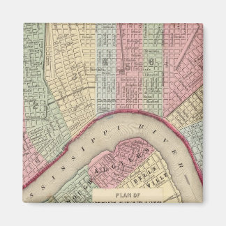 Imán Mapa de Nueva Orleans por Mitchell