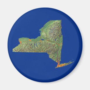 Imán Mapa de Nueva York