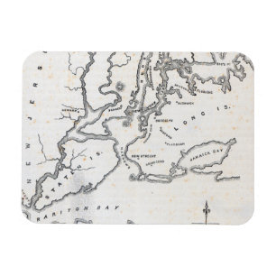 Imán Mapa de Nueva York y sus alrededores