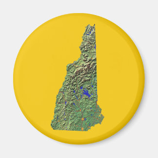 Imán Mapa de Nuevo Hampshire