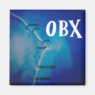 Imán Mapa de OBX del sur