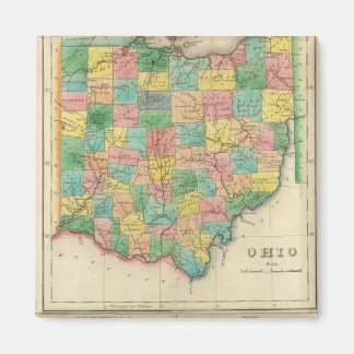 Imán Mapa De Ohio