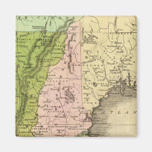 Imán Mapa de Olney de Estados del Este